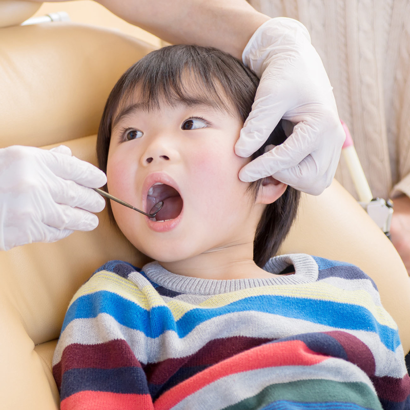 とし歯科クリニックの小児における治療方針